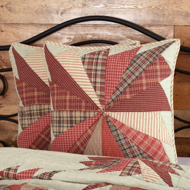 Ozark Quilted Euro Sham 26x26 VHC Brands - The Fox Decor